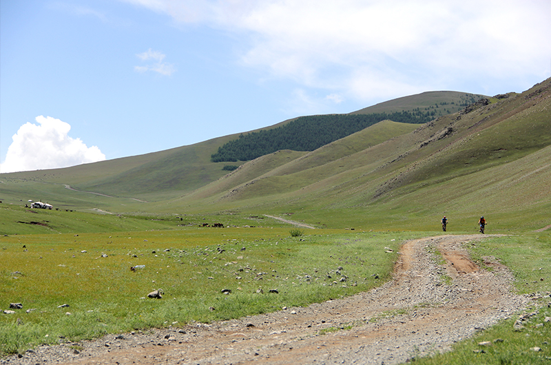 Cycling tour in Mongolia